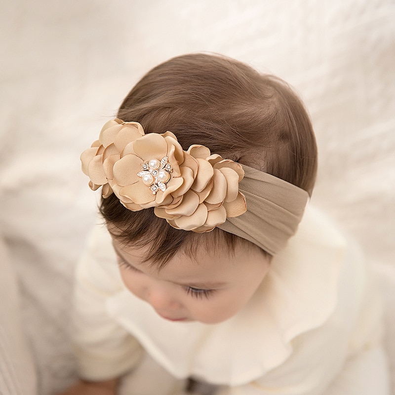 Flower Baby Headband Princess Elastic Floral Kids Baby Girl Headbands Children Hair Band Hair Accessories Kids Headwear