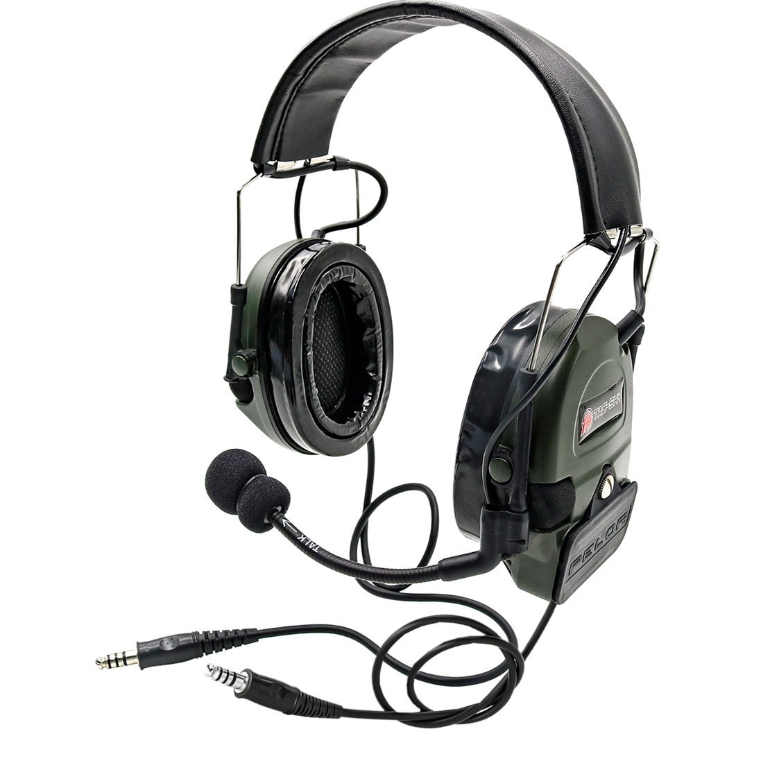 TS TAC-SKY COMTAC I Silicone Earmuffs Dual Communication Headset Tactical Hunting Shooting Headset