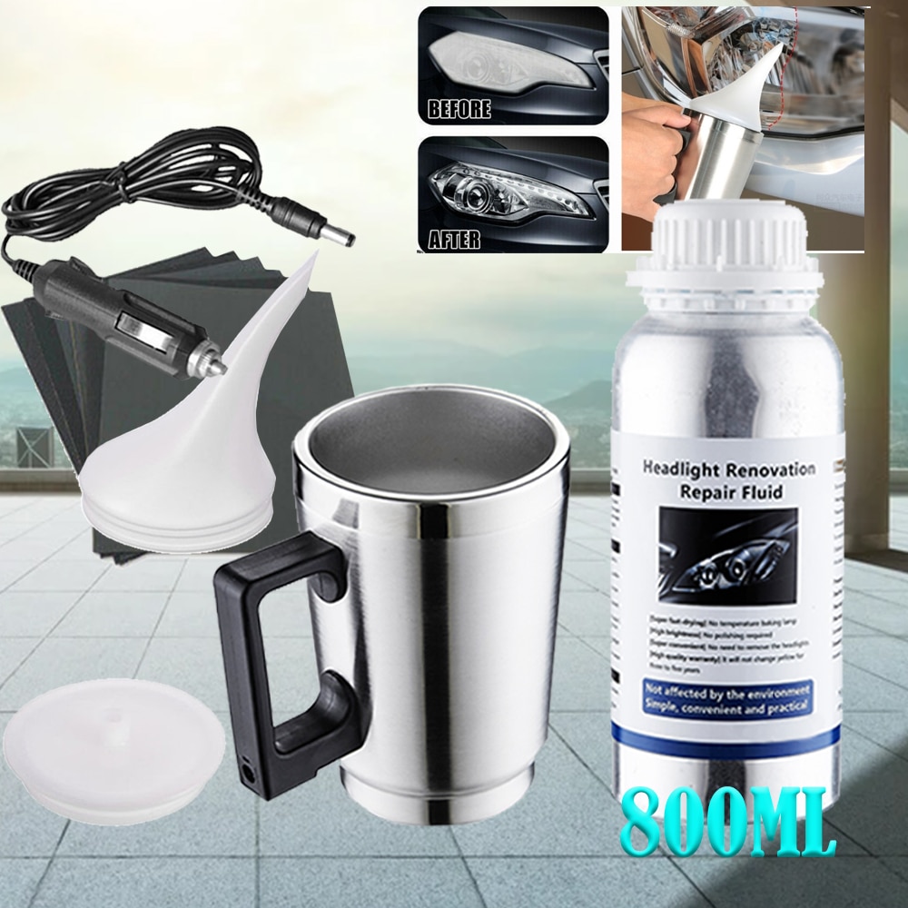 Headlight Chemical Polishing Kit Headlights Liquid Polymer Repair Fluid Polishing The Headlights Car Headlight Restoration Kit