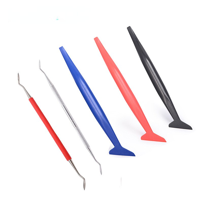 Car Stickers Hardness Wrap Vinyl Tools Micro Squeegee Scraper Car Micro Gasket Squeegee Car Film Wrapping Scraper Accessories