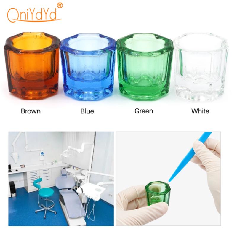 1PC Dentistry Mixing Glass Bowls Dappen Dishes Reconcile Cup Dental Lab Glassware