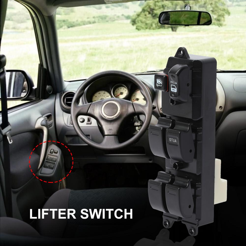 Reliable Black Anti-scratch Sturdy Black Power Window Control Switch 84820-42180 Power Window Switch Perfect Match