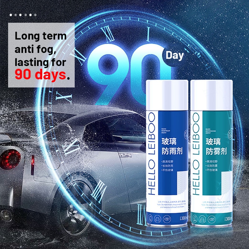 300mL Car/Home Glass Rainproof Agent Car Glass Antifogging Agent Front Windshield Defogging Coating Rainproofing Agent