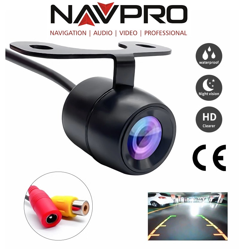 Universal Car Front/Front Camera Butterfly Model HD Resolution Waterproof for Central Multimedia NAVPRO CASKA