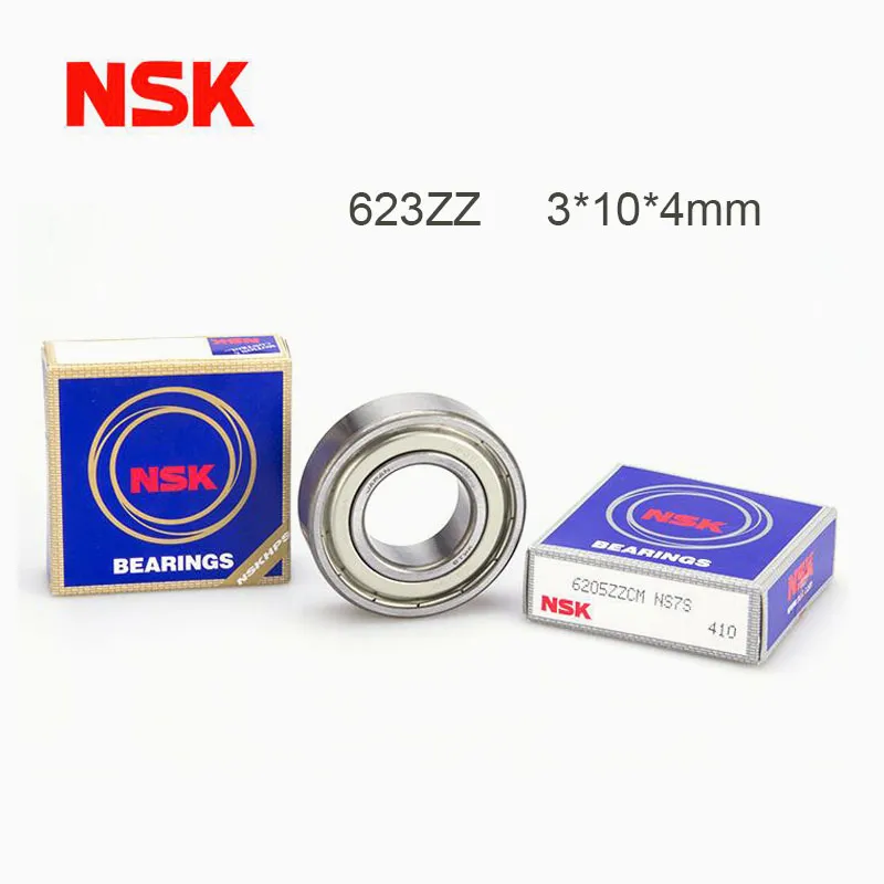 NSK Japan 623ZZ Bearing ABEC-7 5/10PCS 3x10x4 mm High Speed Miniature 623-2Z Ball Bearings 623 ZZ EMQ Z3V3 Quality