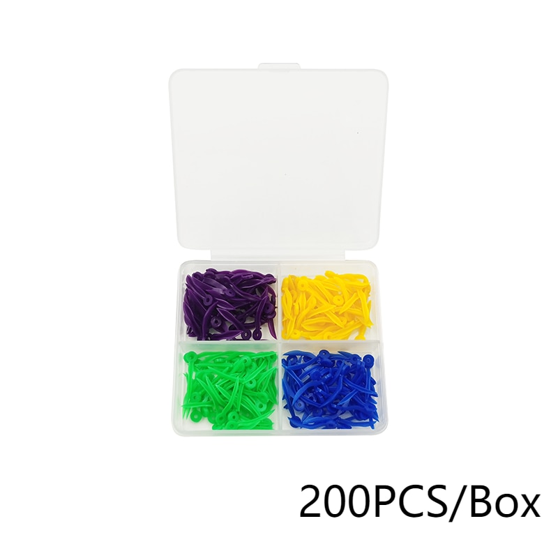 200Pcs/box Dental Wedges Tooth Gap Wedge with Holes Size Large Medium Extra Small Small Dentistry Disposable Consumables
