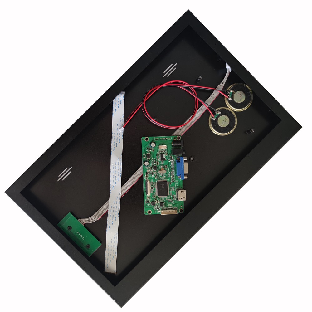 For N156HGA N156HGA-EAB 1920*1080 30pin screen EDP Controller board HDMI-Compatible VGA Panel + 15.6" Metal case back cover