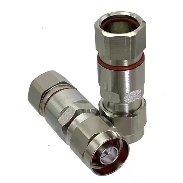 2pcs N-J-1/2 RF coaxial connector straight male to 1/2 ordinary cable N-J1/2