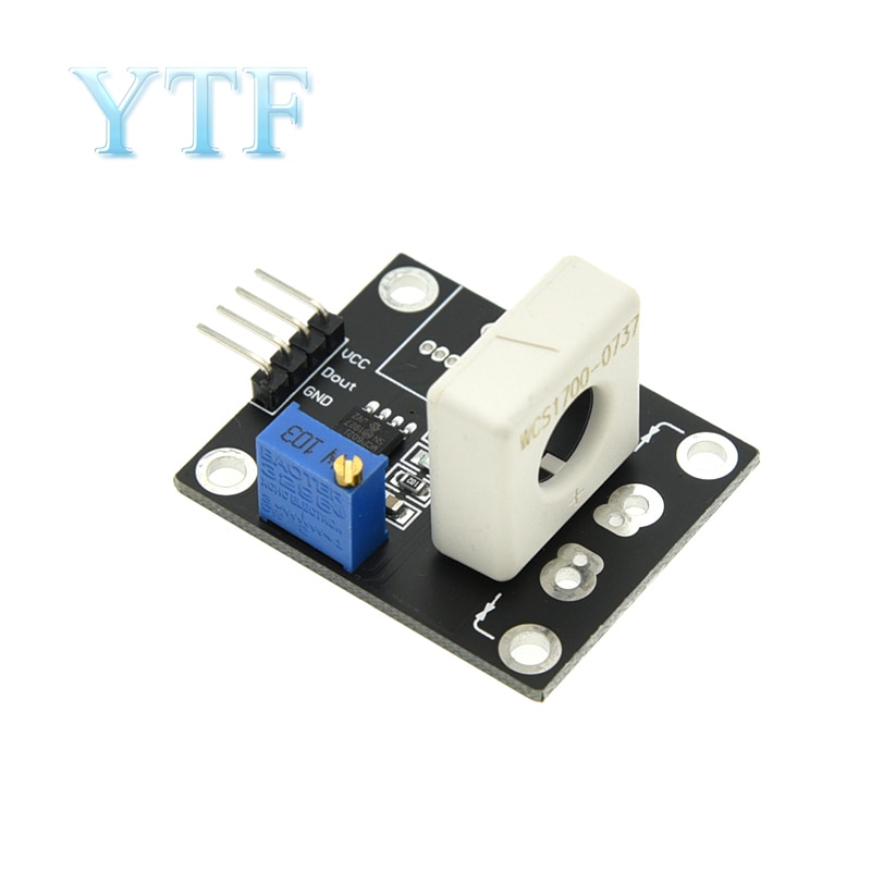 WCS1600 WCS1700 WCS1800 3-5V Hall Current Sensor Adjustable DC 100A 70A 35A Short Over-Current Detector Protection Module