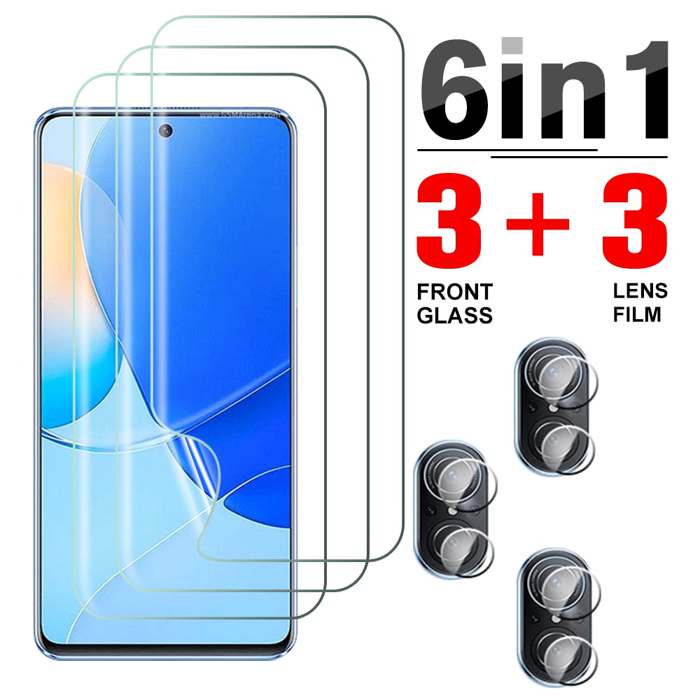 6in1 Hydrogel Soft Film For Huawei nova 9 SE 4G 5G 6.78 inch Camera Lens Protector hauwei nova9se Nova9 nova 9se Protection Film