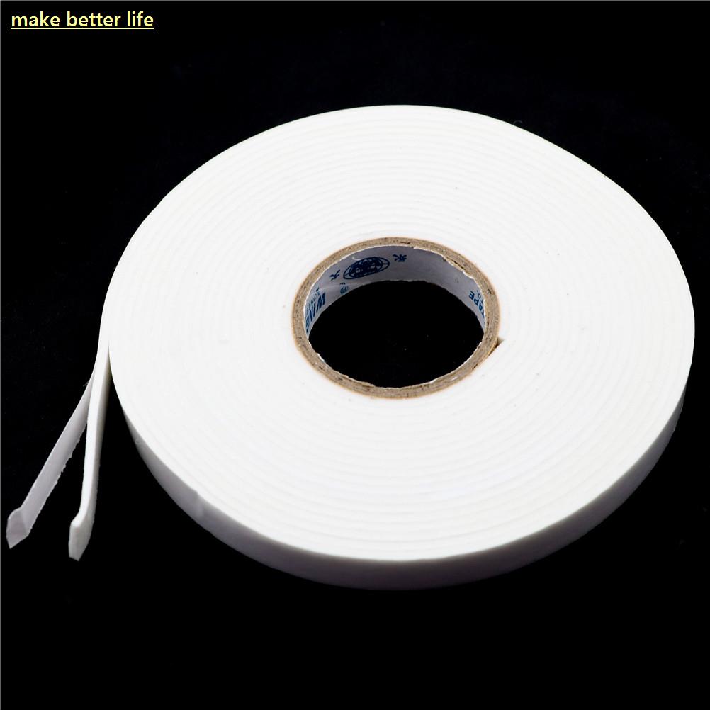 5M/Roll New Self Adhesive Pad Super Strong Double Faced Adhesive Tape Foam Double Sided Tape For Mounting Fixing Pad Sticky Tape