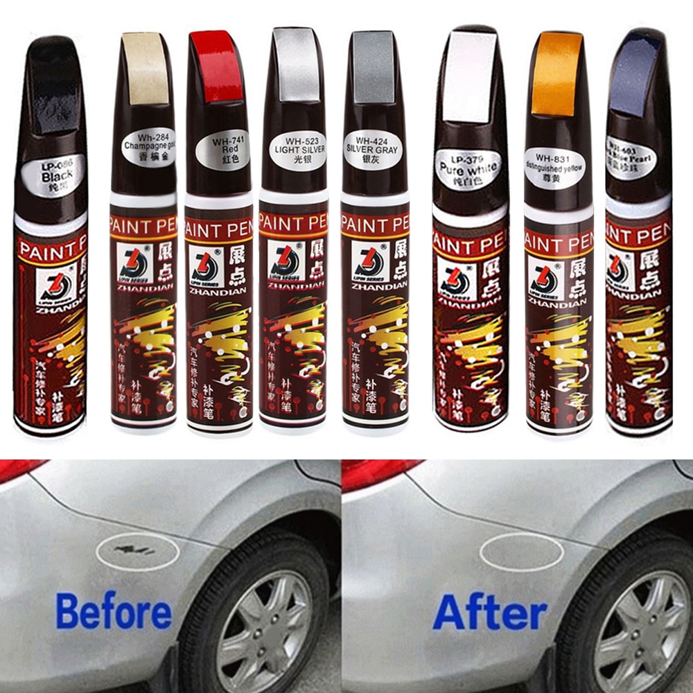 1*Universal Car Scratch Repair Remover Pen Colorful Paint Scratch Clear Touch Up Pen Waterproof Car Repair Maintenance Auto Care