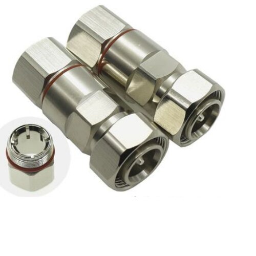 1pc 4.3-10 Male Clamp Solder for 1/2" corrugated cable 50-12 RF connectors