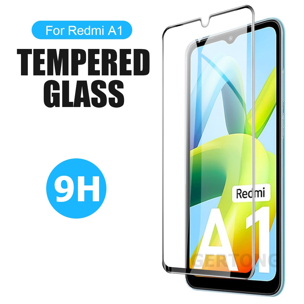 Full Screen Protector Glass For Xiaomi Redmi A1 Tempered Film For Redmi A1 A 1 2022 Glass Screen Saver Sensitive Front Film