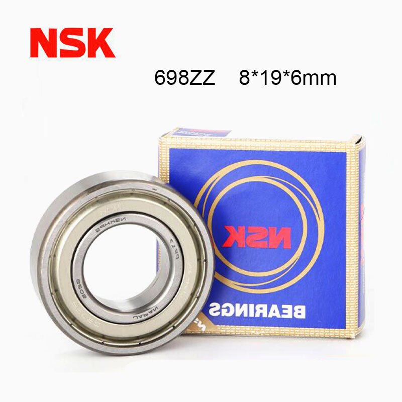 Origin Japan NSK Bearing 698ZZ Bearing ABEC-9 5/10PCS 8x19x6 mm High Speed Miniature 698Z Ball Bearings 698 ZZ EMQ Z3V3 Quality