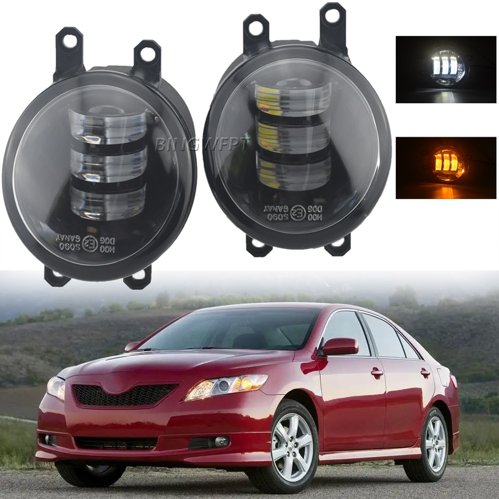 Car LED Fog Light Foglight Fog Lamp Assembly For Toyota Camry XV40 2007 2008 2009 Fog Lamp Foglamps