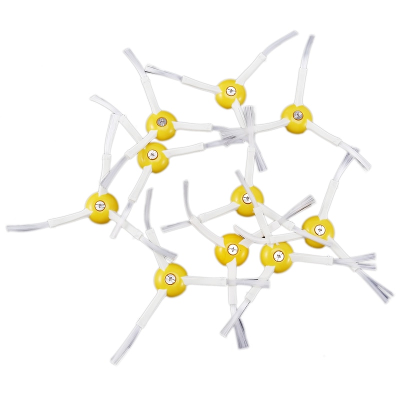 10 Pcs Side Brush 3 Armed For Irobot Roomba 800 Series 870, 880, 900 Series 980 Robotic Vacuum Parts Vacuum Cleaner Accessories