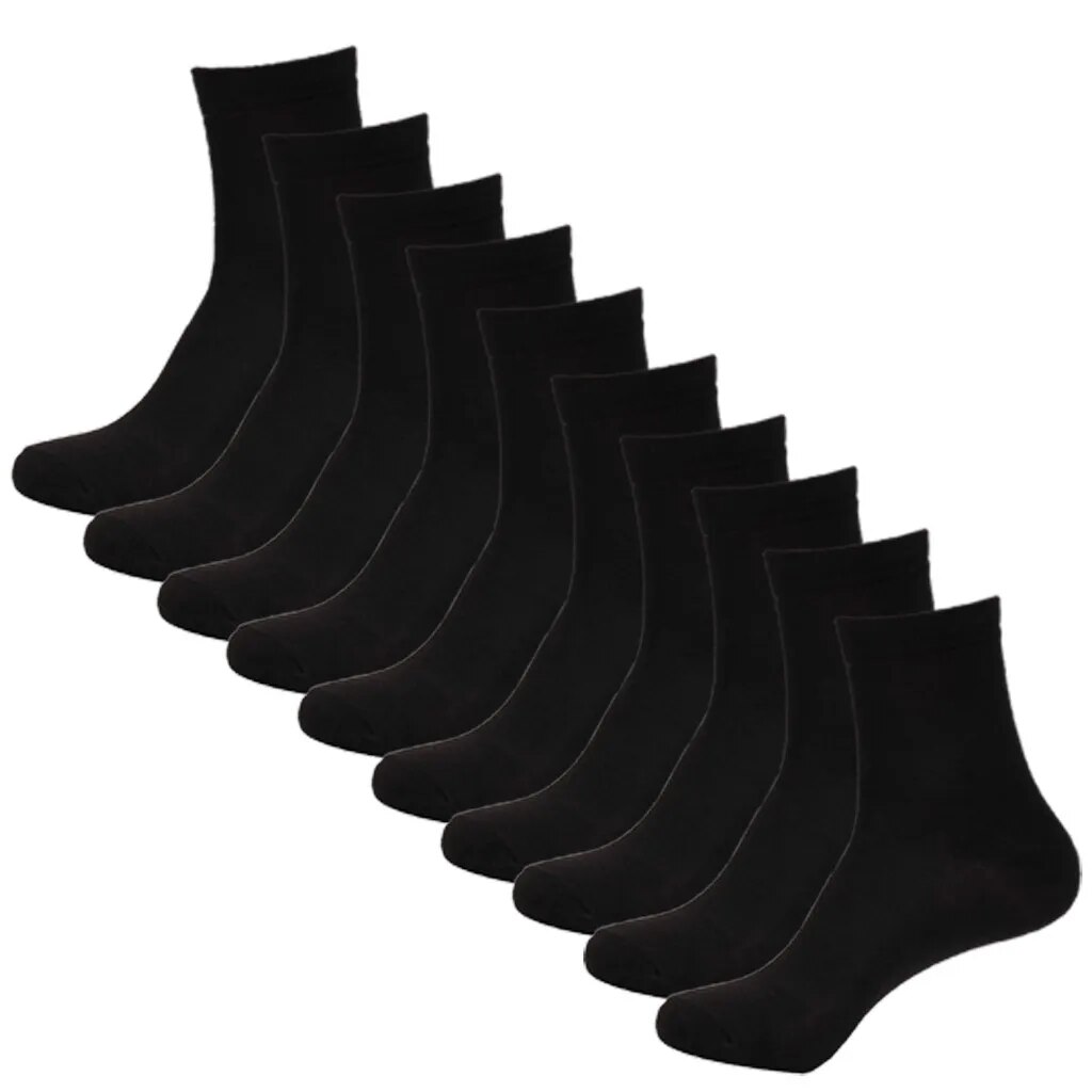 Men's Socks Business Casual Color Fashion Socks 10 Pairs calcetines носки calcetines hombre носки мужские meias masculina m