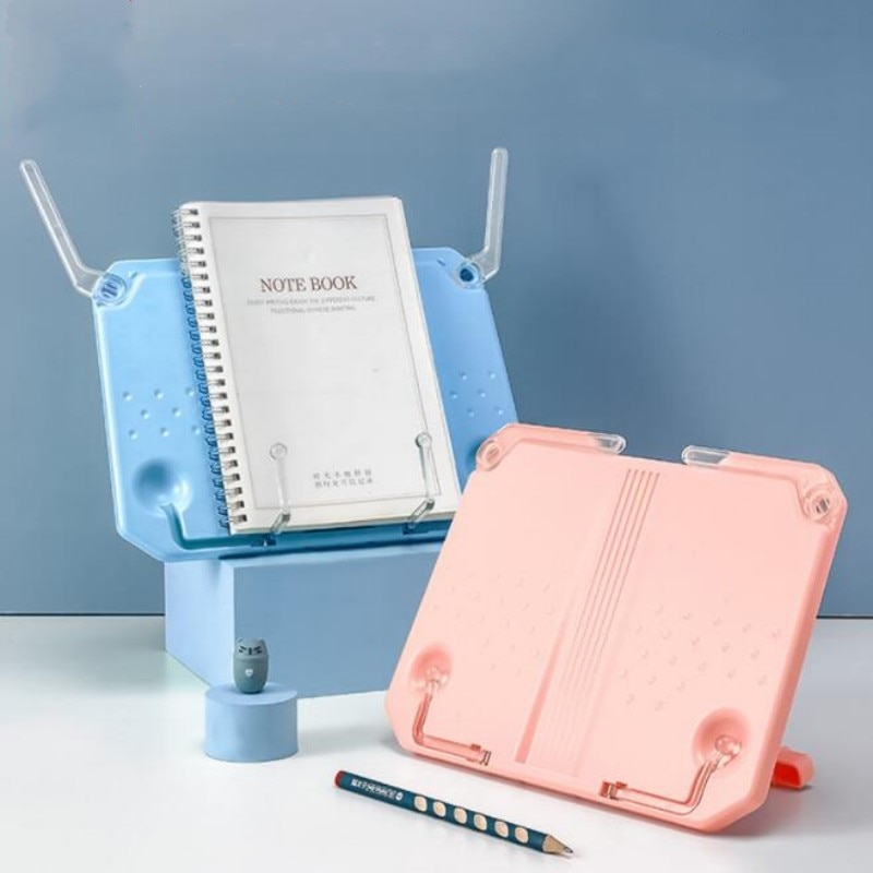 New Reading Stand Frame Book Plastic Look Bookshelf Multifunctional Children's Bookmark Reading Tools School Supplies