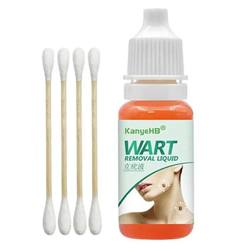 Skin Tags Remover Liquid Fast-Acting Plantar Wart Remover Face Armpits Neck Hands Feet Skin Tags Warts Corns Removal Treat