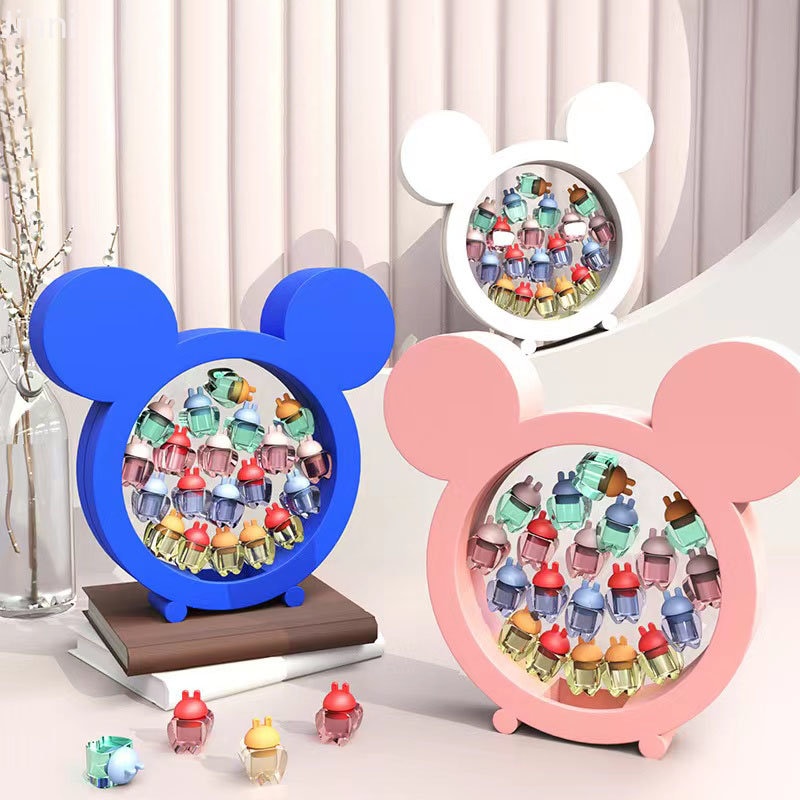 Colour Teeth Box ABS Cartoon Milk Teeth Temporary Tooth Umbilical Organizer Storage Boy Girls Save Souvenir Case Infant for Kids