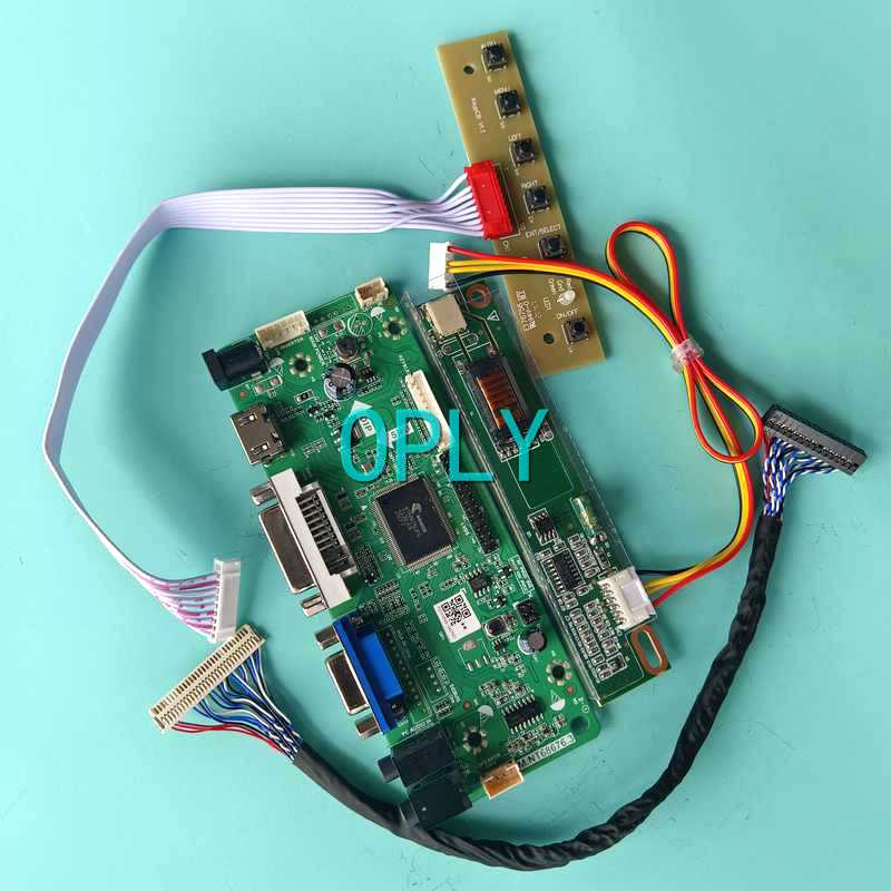 LCD Display Panel Controller Board Fit LP141X13 HT14X19 HT14X1B DIY Kit 1024*768 1CCFL 14.1" 30 Pin LVDS VGA DVI HDMI-Compa