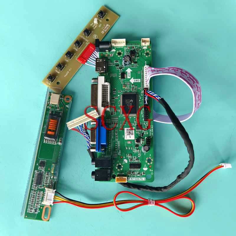LCD Display Matrix Driver Controller Board Fit LTN170WX LTN170X2 30 Pin LVDS DIY Kit 17" 1CCFL 1440*900 VGA DVI HDMI-Compat