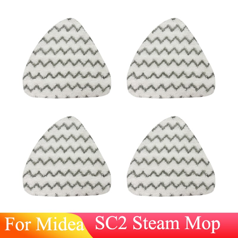 Steam Mop For Midea Sc2 Cleaner Vacuum 2 In 1 Replacement Microfiber Steam Pads Mop Cloths Home Floor Cleaning Mop Accessories