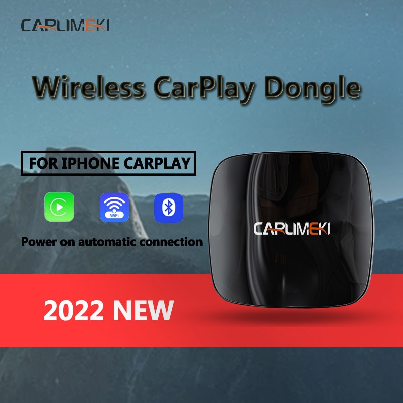 CARLIMEKI For Iphone Apple CarPlay Wireless Dongle Activator For Fiat Jeep Benz VW Lexus Toyota IOS 14 Plug And Play MP4 MP5 P