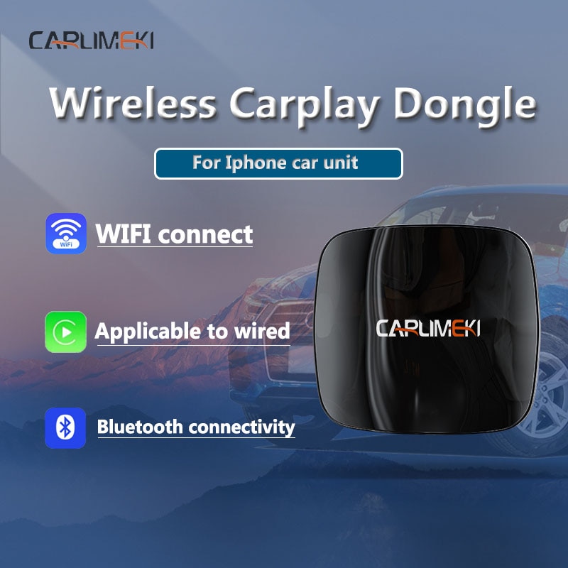 CARLIMEKI Apple CarPlay Wireless Dongle Activator For Audi Proshe Skoda Volvo Toyota IOS 14 Plug And Play MP4 MP5 Plays