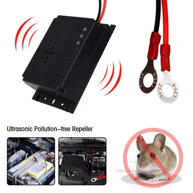 Ultrasonic Mouse Repellent Mouse Repeller For Car Non-Toxic Low Power Keep Rodent Marten Away Mouse Repellent Device