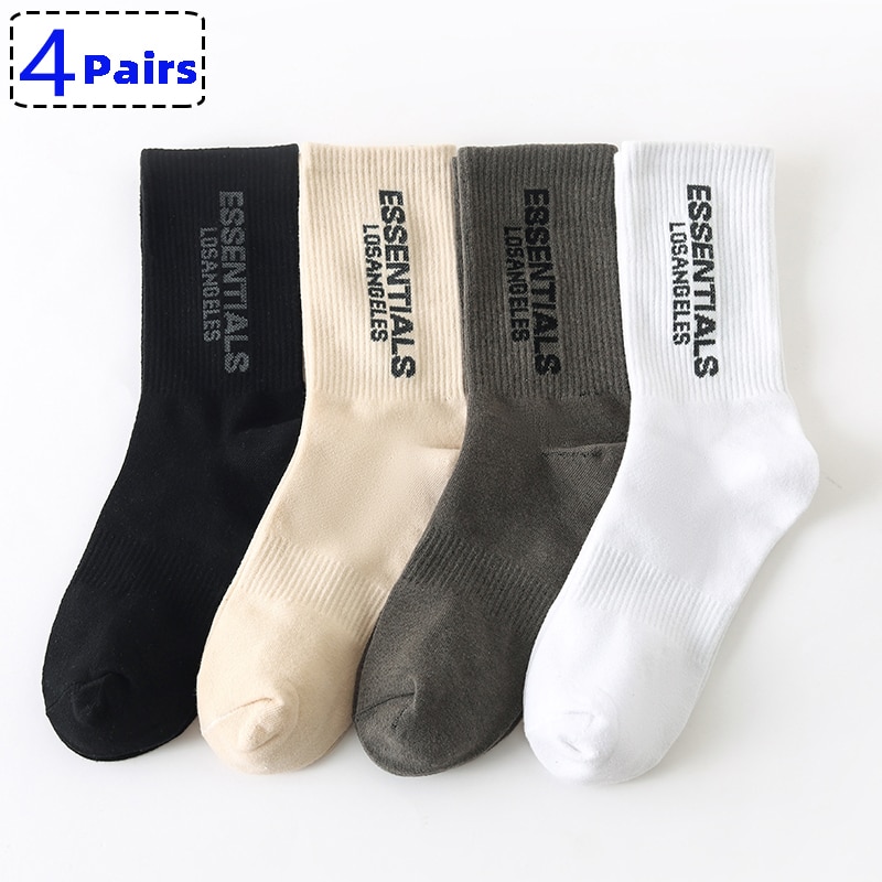 Essentials Men Socks Fashion Skateboard Personality Men Sports Socks Casual Long women Socks Cotton Socks Hip-hop Tide Men Socks