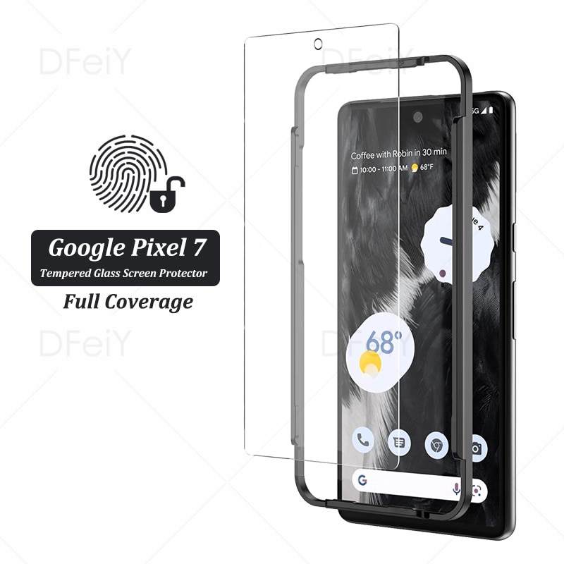 Screen Protector For Google Pixel 7 Tempered Glass Film For Google Pixel 7 Accessories Protection Case Friendly Mounting Frame
