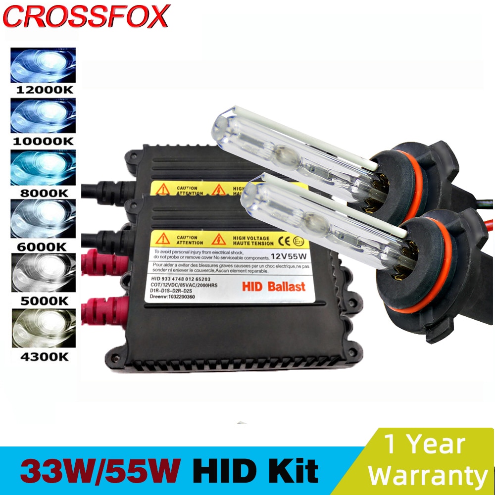 Xenon H7 35W 55W Slim Ballast kit HID Xenon Headlight Bulb 12V H1 H3 H4 H11 Xenon Hid Kit 4300k 6000k Replace Halogen Lamp