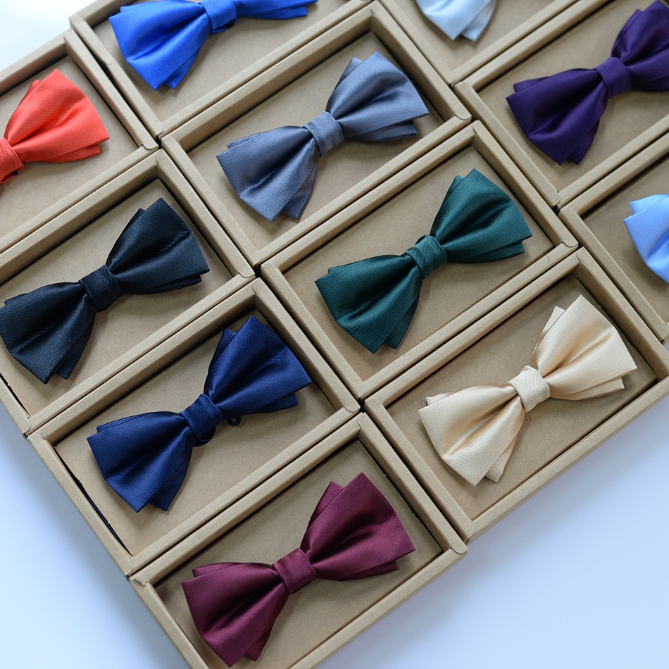Professional formal casual men's bow tie Marriage Groom Best man's Banquet party crew cut Business 108D gentleman&apos