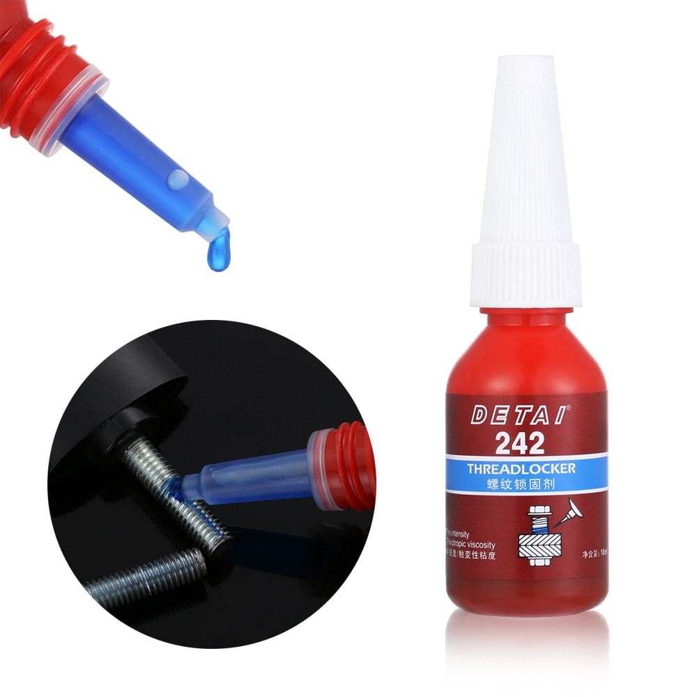 10ml Highly Adhesive Anti-pressure Blue 242 Glue Adhesive Wire Sealing Anti-corrosion Thread Screw Lock Anaerobic Adhesive