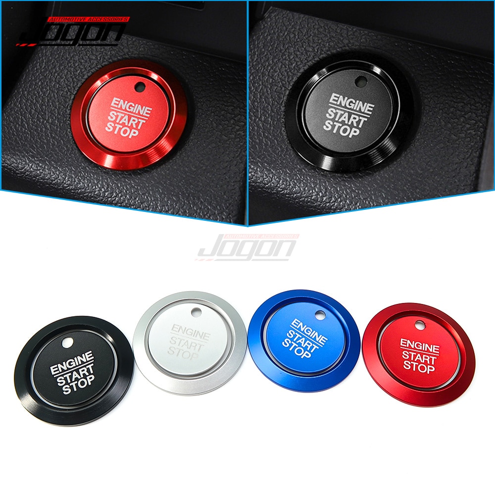 Car Accessories One-Key Engine Start Stop Ignition Push Button Switch Cover For Ford F150 Raptor 2015 2016 2017 2018 2019 2020
