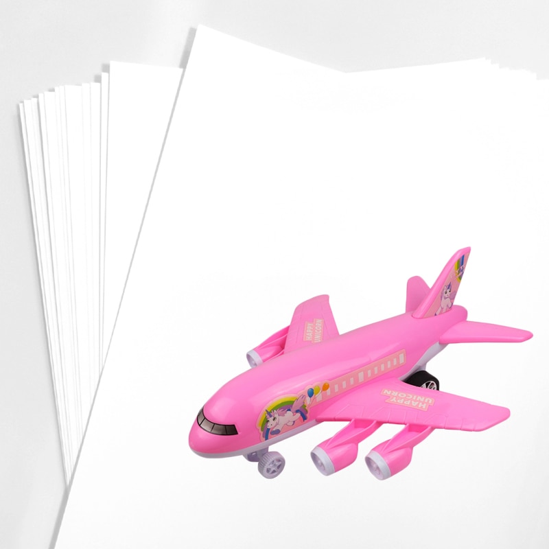 Inkjet Water Transfer Printing Paper Wholesale Customization A4 Size Blank Watersilde Decal paper for Toy Airplane