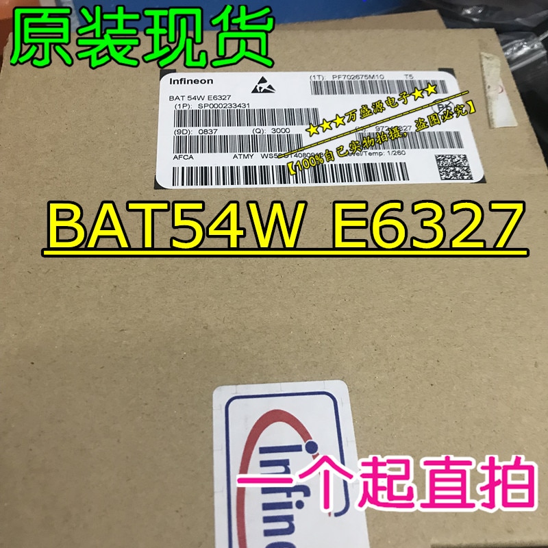 100pcs 100% orginal new BAT54W E6327SOD-323 BAT54-03W