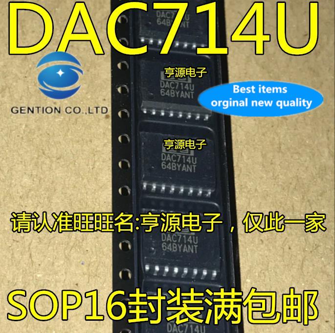 5pcs 100% orginal new DAC714 DAC714U SOP-16 digital-to-analog converter chip SMD IC