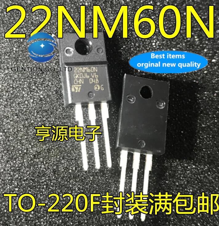 10pcs 100% orginal new in stock STF22NM60N FCPF22N60 22NM60 Field Effect Tube 22A 600V