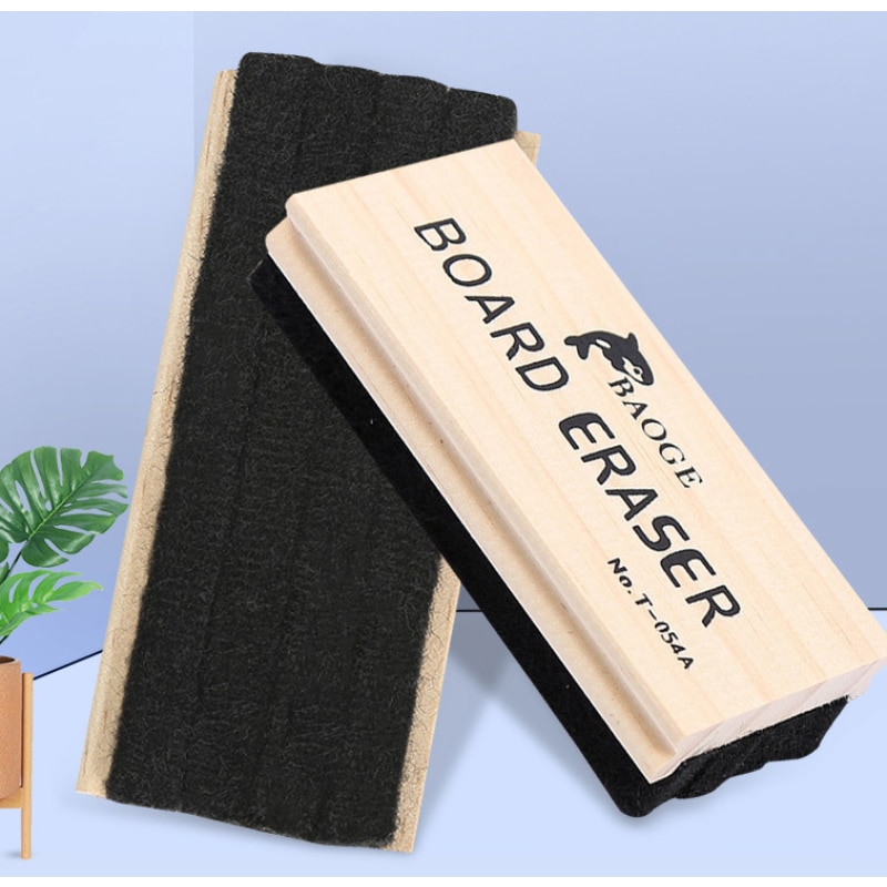 Large Board Eraser Board Cleaner Blackboard Wool Felt Eraser Wooden Chalkboard Duster Classroom Cleaner Kit