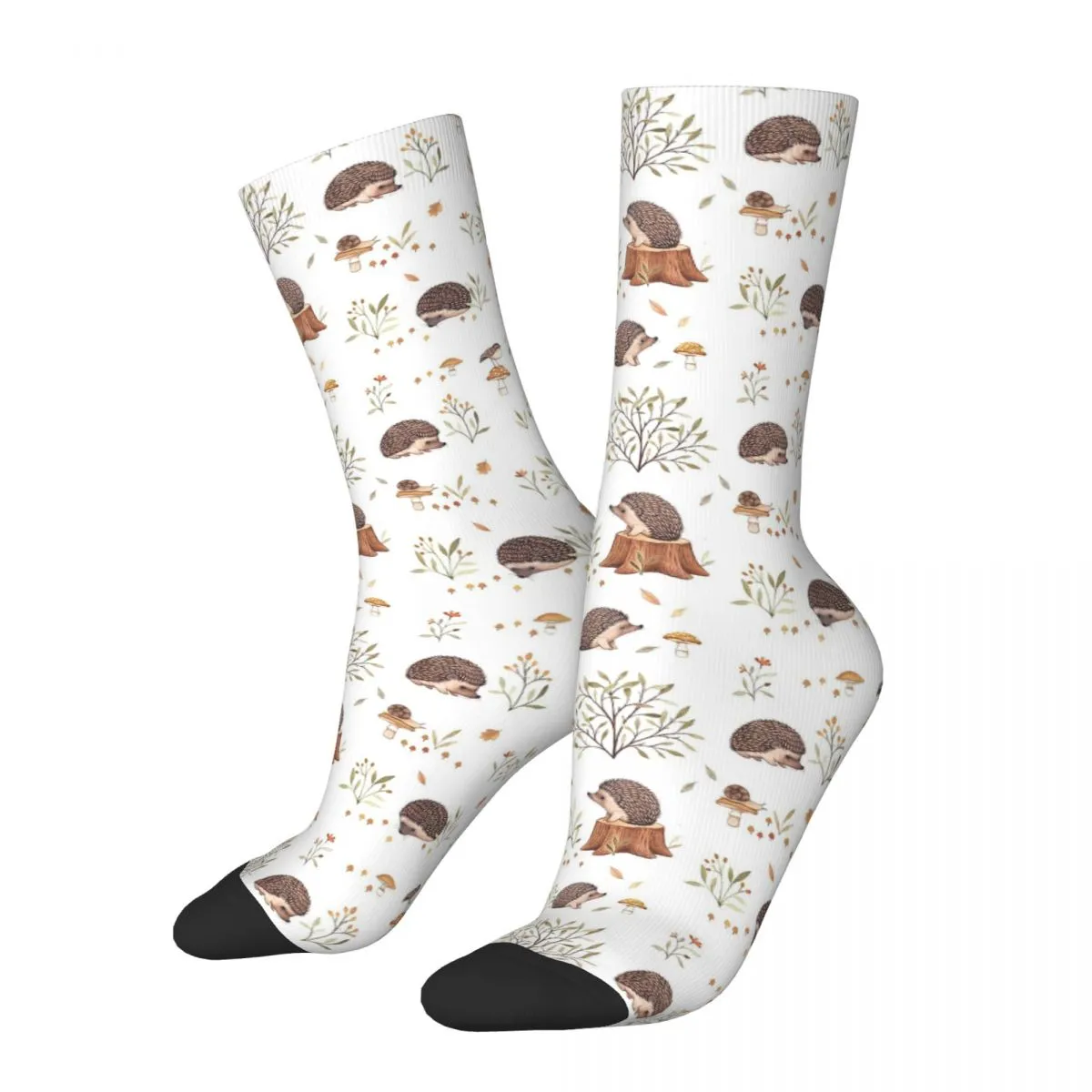 New Men's Socks Harajuku Hedgehog Sock Polyester Cute Animal High Quality Women Socks Spring Summer Autumn Winter