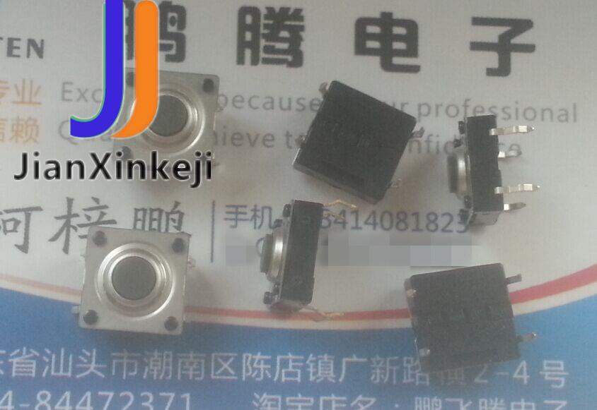 6pcs original new in stock SKQBARA010 direct 4-pin touch switch 10 10 5 waterproof and dustproof Button Black