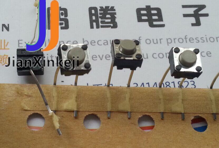 6pcs original new in stock Imported from B3F-6022 in-line 2-foot touch switch 665 square button micro-movement