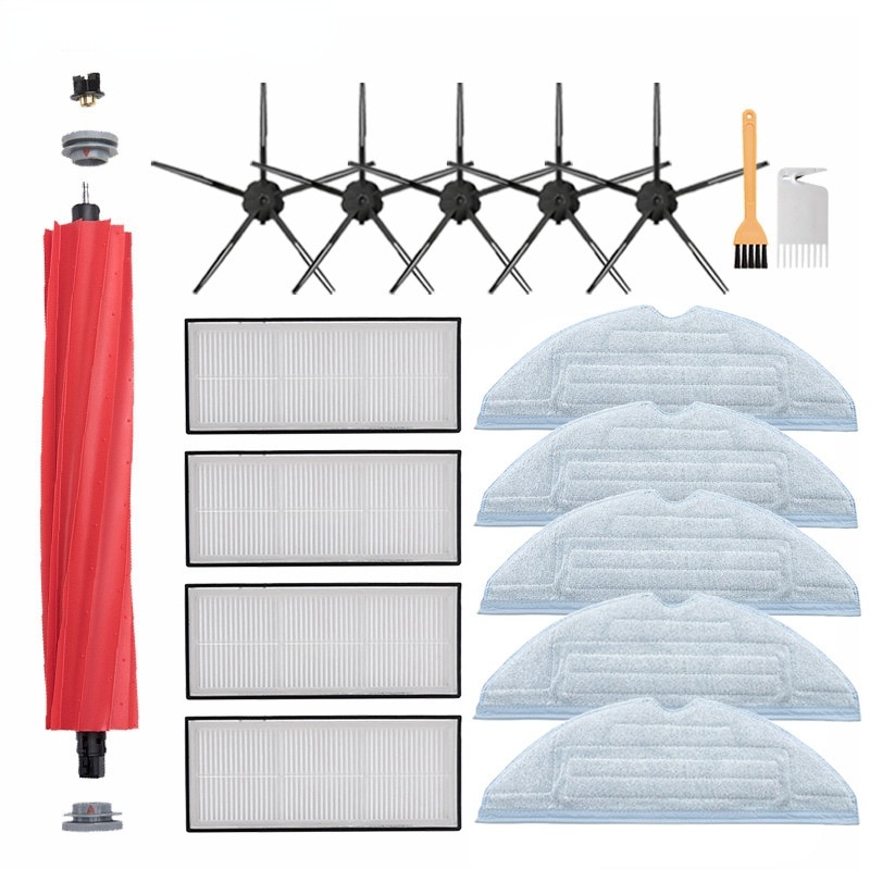 For Xiaomi Roborock S7 S70 S75 S7Max S7MaxV T7s For Roborock Vacuum Cleaner parts Accessories Hepa Filter Side brush mop cloths