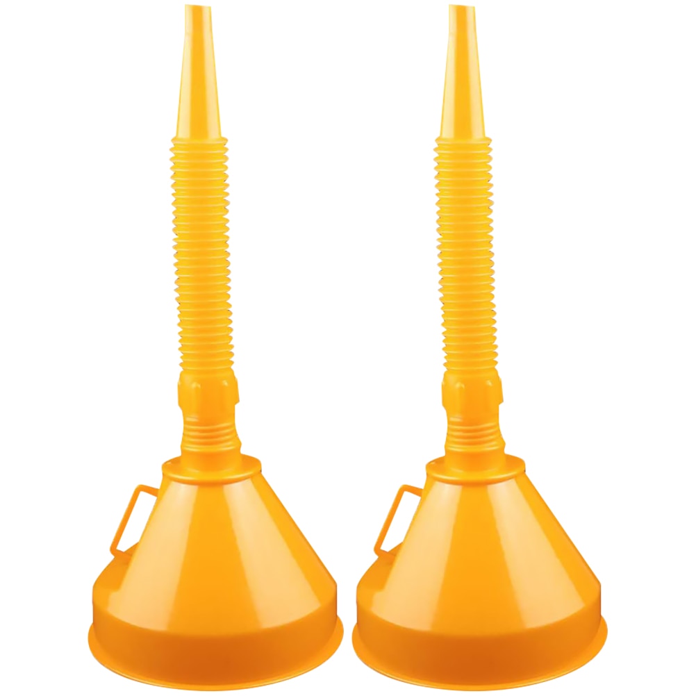 2pcs Wide Mouth Fuel Fluids Funnel Funnel Car Extension Funnel Vehicle Funnel with Flexible Spout Extension