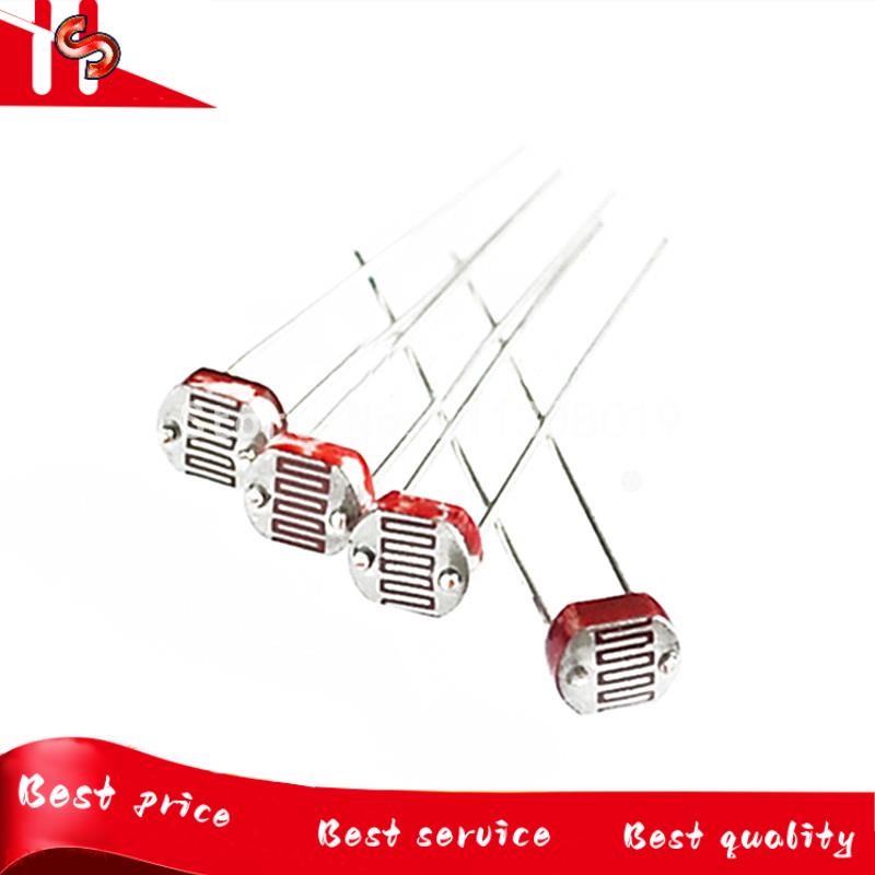 20pcs 5506 5516 5528 5537 5539 Light Dependent Resistor LDR 5MM Photoresistor wholesale retail Photoconductive resistance