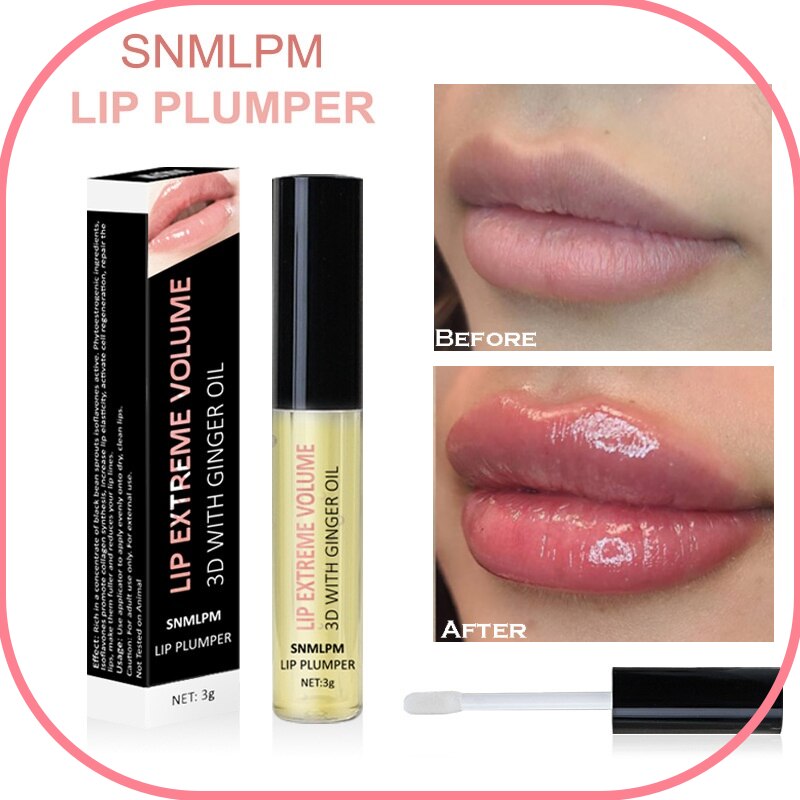 Volumising Lip Plumper Serum Collagen Enhancement Lipstck Oil Reduce Lip Fine Line Moisturizer Repair Lip Chapp Makeup Cosmetics