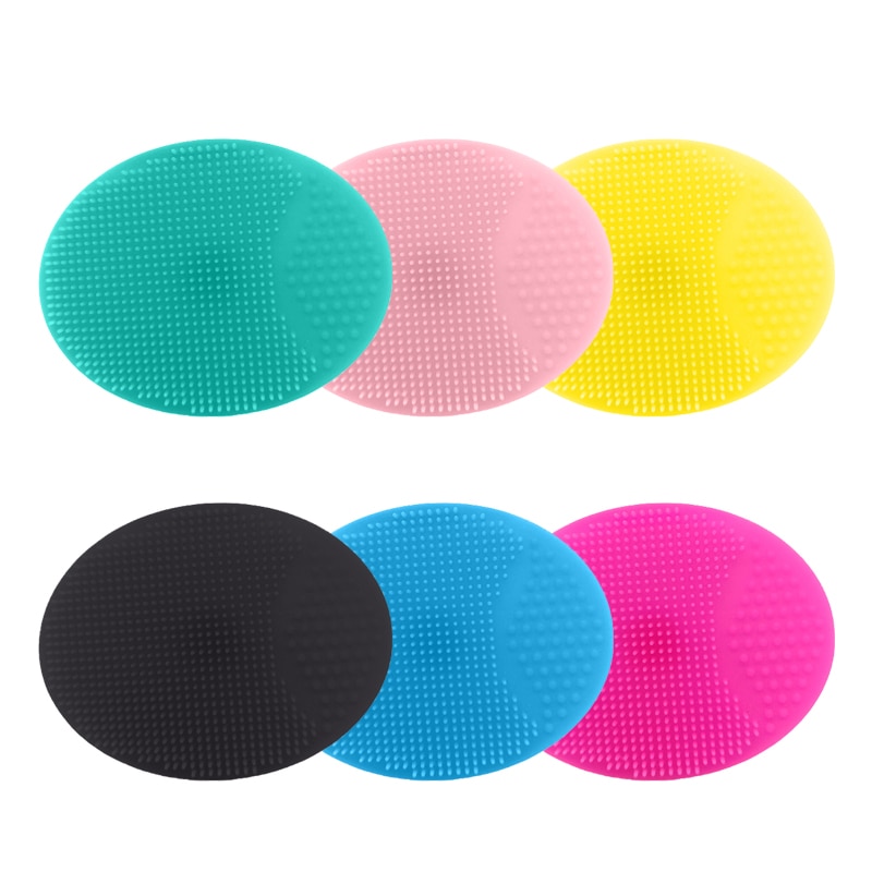 Silicone Shampoo Brush for Baby Infant Bathing Soft Silicone Boys Kids Shower Brush Head Hair Washing Massage Brushes Wipe Comb